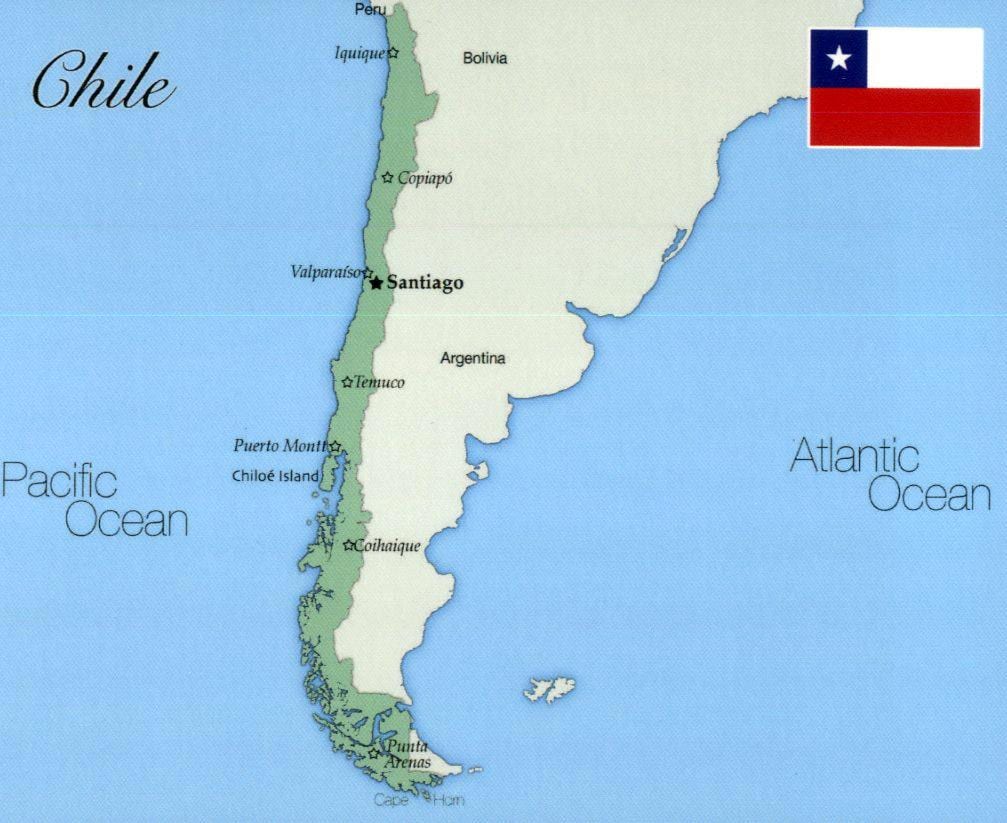 Kili iquique hartë