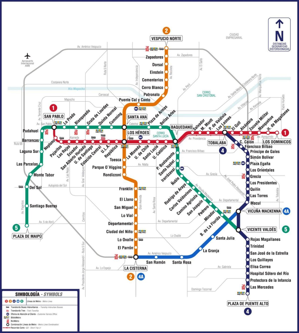 Harta e Kili metro