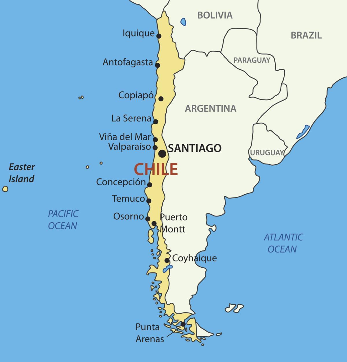 Harta e Kili vendit