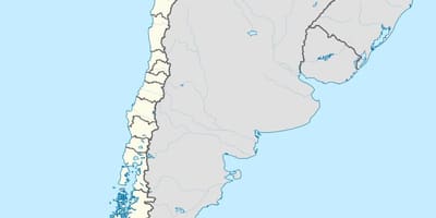 Harta e antofagasta Kili
