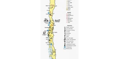 Harta e Chilean portet